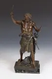 Emile Picault, Untitled, LE RAMEAU, signed, bronze. - Height: 15 in