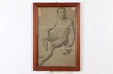 Study for Adam by American School, Pencil in "as is" condition, sold Feb 2018