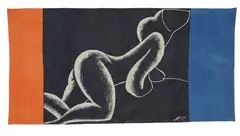 'Michael O'Connell (1898-1976) 'Reclining Nude' signed with monogram 'MOC' by Michael O'Connell, sold Oct 2022
