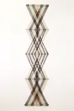 Peter Collingwood, Peter Collingwood (1922-2008) 'M.199 No.2' a microgauze wall hanging of woven linen and steel