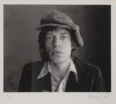 Peter Webb, Peter Webb (1942-2021) 'Mick Jagger' signed and dated 'Peter Webb 71' l.r.