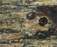 Untitled by Robert Sadler, acrylic on board 29.3 x 35cm Exhibited: Aldeburgh Festival, sold Oct 2022