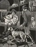 Untitled by Tirzah Ravilious née Garwood, Tirzah Ravilious née Garwood (1908-1951) 'The Dog Show' wood engraving, sold Oct 2022