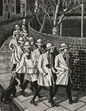 Untitled by Tirzah Ravilious née Garwood, Tirzah Ravilious née Garwood (1908-1951) 'The Crocodile' wood engraving, sold Oct 2022