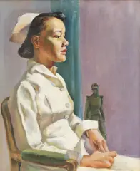 R... Halls, Untitled, oil on canvas 60.5 x 50.5cm
