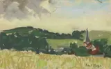 Paul Maze, Untitled, pastel 15.5 x 24.5cm