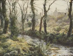 Denys Law, Untitled, oil on canvas laid on board 41 x 51cm