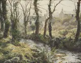 Denys Law, Untitled, oil on canvas laid on board 41 x 51cm