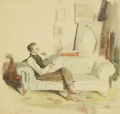 John Stanton Ward, Untitled, watercolour 37 x 36cm Provenance: The Estate of Sir Jack and Lady Baer.