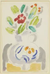 Duncan Grant, Untitled, 1963 watercolour and ink 22.5 x 14.5cm