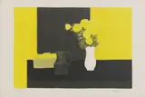 Bernard Cathelin, Untitled, 1919-2004) A still life in yellow and black lithograph in colours