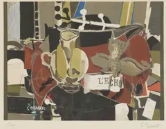 Untitled by Georges Braque, 1960 lithograph in colours, sold Oct 2022