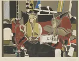 Georges Braque, Untitled, 1960 lithograph in colours