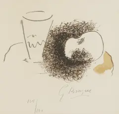 Untitled by Georges Braque, 1963 lithograph in colours, sold Oct 2022