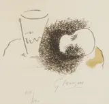 Georges Braque, Untitled, 1963 lithograph in colours
