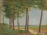 Léo Gausson, Untitled, oil on panel 26.5 x 34cm Provenance: Anon. sale