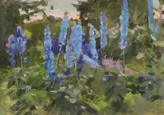 Ivan Golitsin, Untitled, oil on board 49 x 69cm