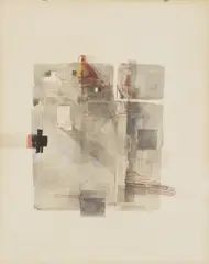 Emvin Cremona, Untitled, mixed media 65 x 50.5cm