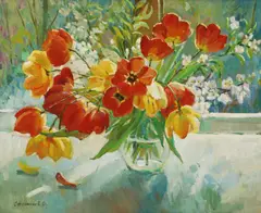 Oleg Stanichnov, Untitled, oil on canvas 60 x 70cm