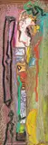 Soile Yli-Mäyry, Untitled, oil on canvas 60.2 x 20.5cm