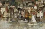 George Hammond Steel, Untitled, oil on board 30 x 46cm Exhibited: New Year Exhibition