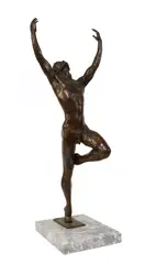 Tom Merrifield, Untitled, on a marble base