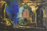 John Piper, Untitled, John Piper CH (1903-1992) 'Binham Abbey' (Levinson 318) screenprint in colours