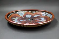 Large oval platter by Barry Brickell, sold Dec 2024