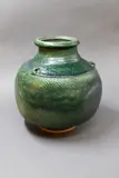 Hexagonal jar by Len Castle, sold Dec 2024