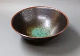 Stoneware bowl by Len Castle, sold Dec 2024