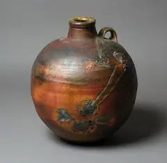 Large and impressive bottle vase by Chester Nealie, sold Dec 2024