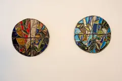 Madelein Dashper, Untitled ('Blue' and 'Poinsetta')