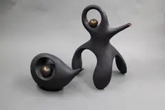 Rick Rudd, Two sculptural teapots