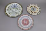 Michael Lucas and Jill Totty, Three hanging plates