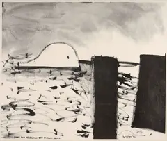 Colin McCahon, Moby Dick is Sighted off Muriwai Beach