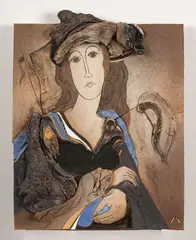 Ian Drury, Untitled - figure after Modigliani