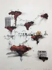 Fenonga Kia Koe by John Pule, sold Jun 2023