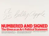 Billy Apple, Numbered and Signed