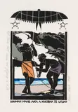 Robin White, These two men are flying a kite
