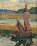 Sydney Lough Thompson, Sardine boat, Concarneau