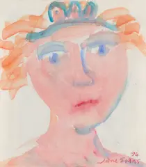Head (Tiara) by Jane Evans, sold Jun 2023