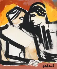 Des Robertshaw, Untitled (Two figures)