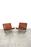 Mies van der Rohe, A pair of Barcelona Lounge Chairs
