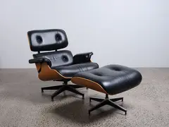 Charles and Ray Eames for Herman Miller, A ‘670’ and ‘671’ lounge chair and matching ottoman