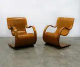 Garth Chester, An original pair of Curvesse chairs