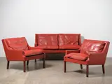 Three-piece Danish lounge suite by Georg Thams for Vejen Polstermøbelfabrik, sold Jun 2023
