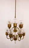 Hans Agne Jakobsson for Markaryd, Twelve-branch chandelier