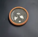 Len Castle, Slip trailed pin dish
