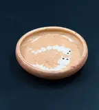 Len Castle, Early slip trailed pin dish