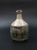 Len Castle, Rare and early mallet shaped bottle vase